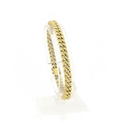 Image 1 of Gold gourmet link bracelet