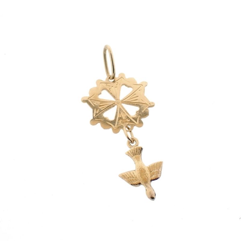 Image 3 of Gold pendant | Huguenot Cross
