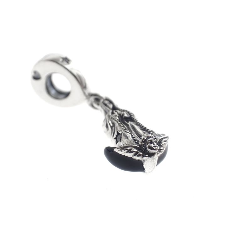 Image 4 of Pandora charm pendant; Silver; Fantasy