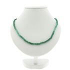 Image 1 of 9K Emerald Bead Necklace with Gold Clasp | 50cm