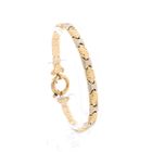 Image 1 of Two-tone gold fantasy link bracelet | 19 cm