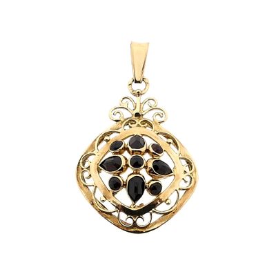 Image 1 of Gold Pendant with Garnet
