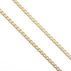 Image 3 of Long gold Venetian link necklace | 61 cm