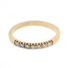 Image 8 of 18-karat gold ring with diamonds | 0.21 ct.