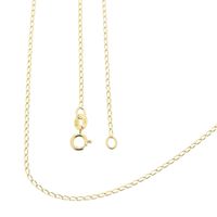 9 carat wide gourmet link chain