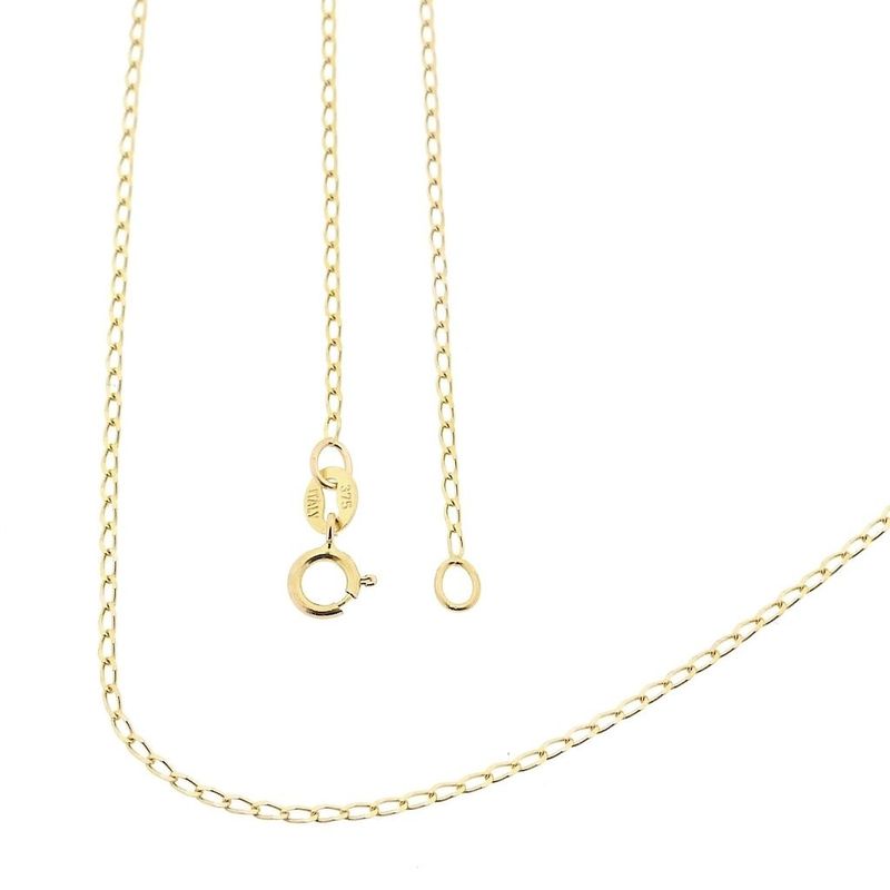 Image 1 of 9 carat wide gourmet link chain