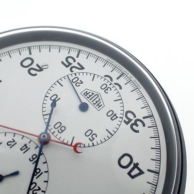 Image 2 of Heuer Rattrapante/Split-Seconds Stopwatch; Vintage stopwatch/timer