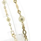 Image 5 of Gold bracelet with pearls | 20 cm
