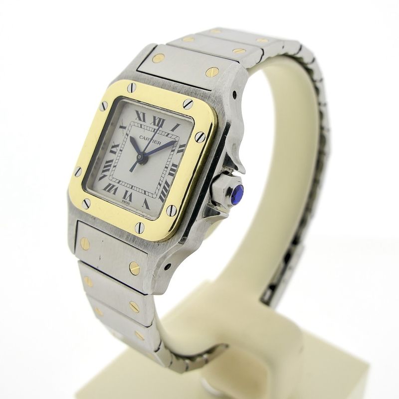 Image 2 of Cartier Santos Galbee; Automatic ladies watch