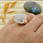 Image 10 of Tirisi gold ring with diamonds; Approx. 0.85 ct.