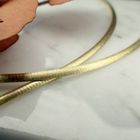 Image 2 of Gold Omega link necklace | 42.5 cm