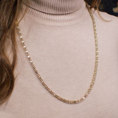 Image 2 of Exclusive gold magnum link necklace | 70 cm