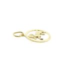 Image 6 of Gold zodiac sign pendant; Aries