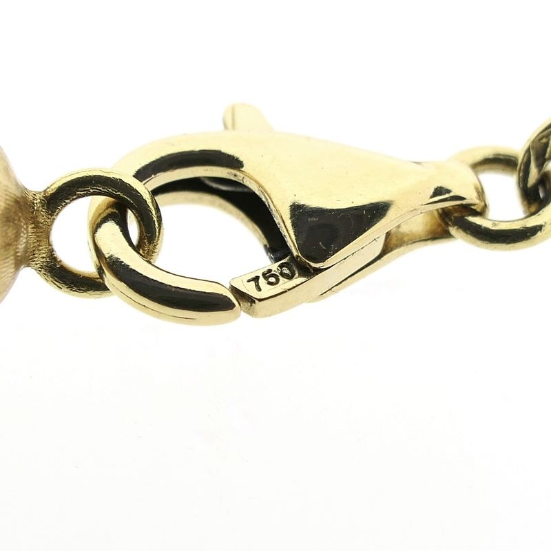 Image 6 of Tricolor gold ball chain; 72 cm