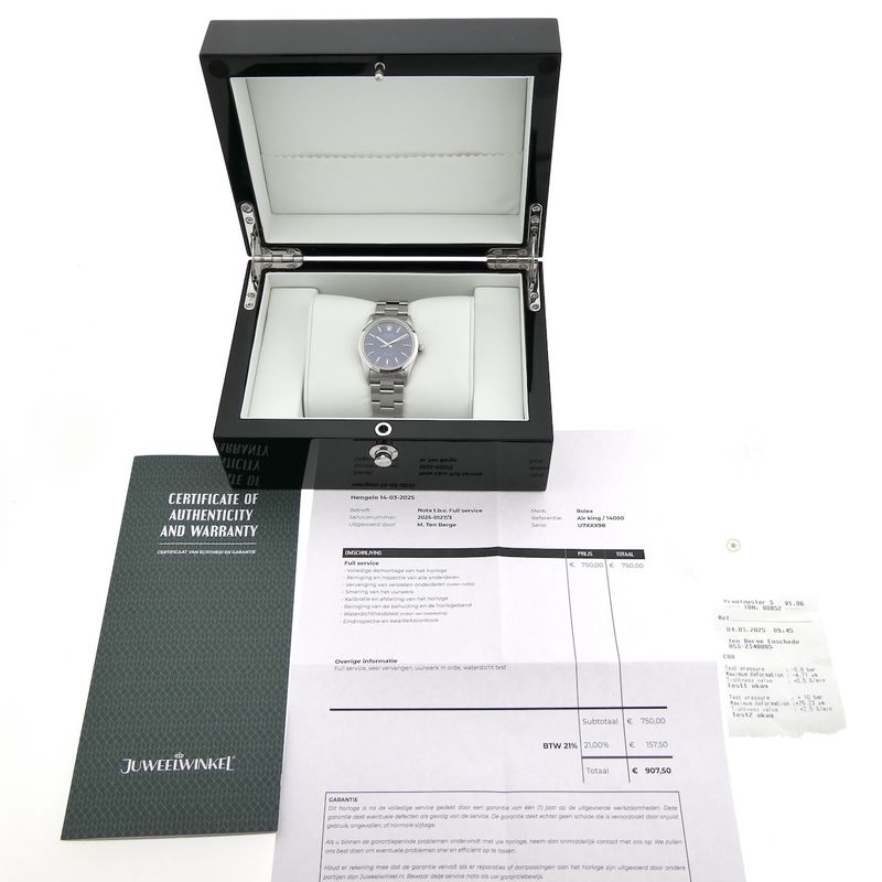 Image 4 of Rolex Airking 34mm 14000; Automatic vintage watch