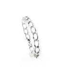 Image 1 of Silver Wide Gourmet Link Bracelet