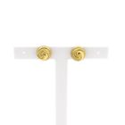 Image 1 of Vintage gold round stud earrings