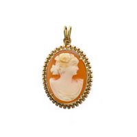 Gold Cameo Pendant