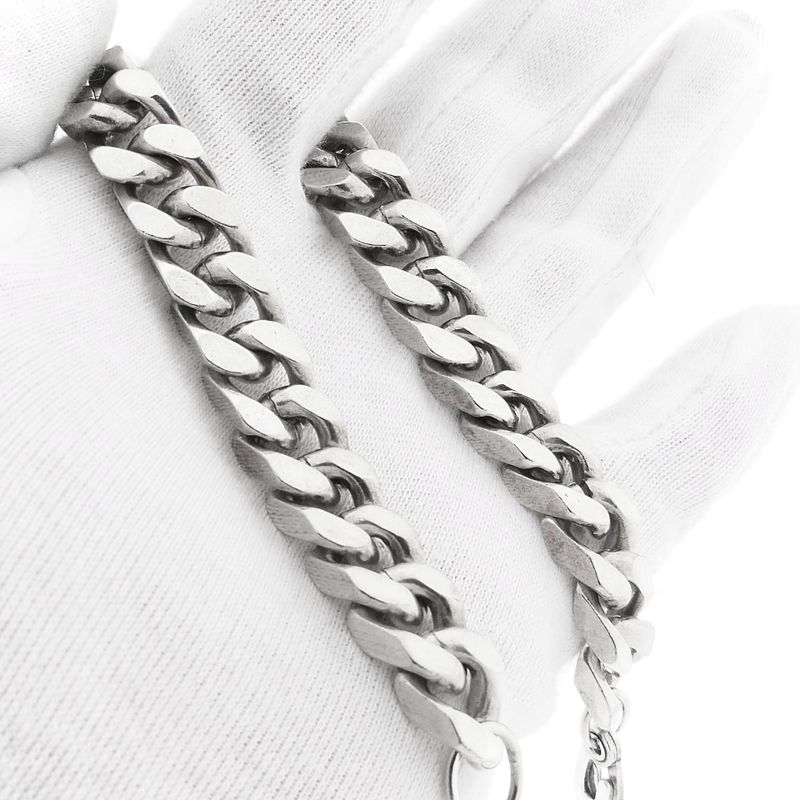 Image 8 of Silver Gourmet Chain Bracelet