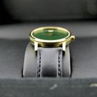 Image 15 of Movado Museum Classic; Gold-plated women's watch with green 'Mother of Pearl' dial; 0607633