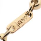 Image 12 of Two-tone gourmet link necklace with diamond pendant; 0.21 ct. | 41.5 cm