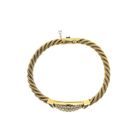 Image 4 of 18-karat gold twisted bracelet with sapphire and diamond; 1.11 ct. | Wellendorff