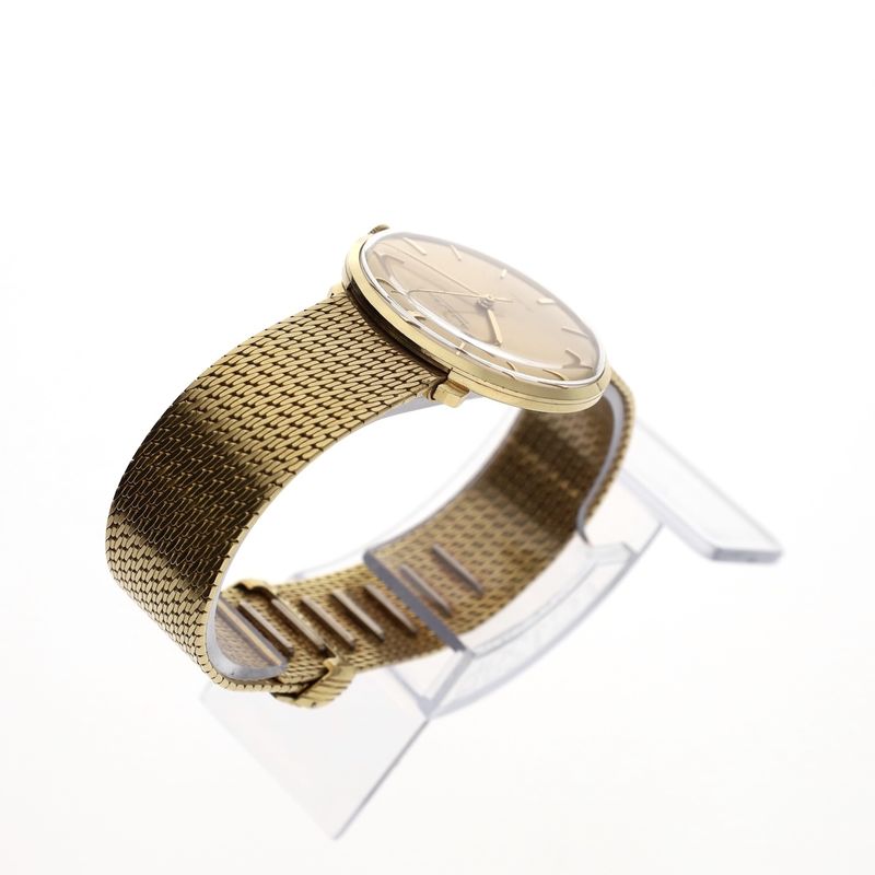 Image 21 of IWC Schaffhausen De Luxe 990309; 18k gold men's watch (full set 1964)