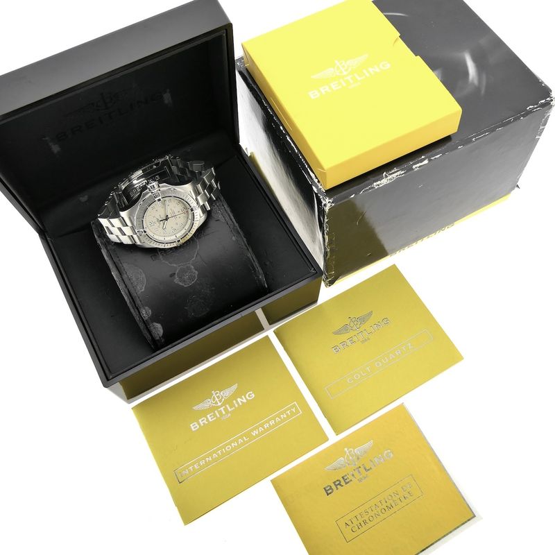 Image 4 of Breitling Colt A74380; Superquartz men's watch