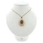 Image 7 of Vintage gold pendant with garnet