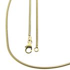 Image 1 of 8-karat snake link chain | 50 cm