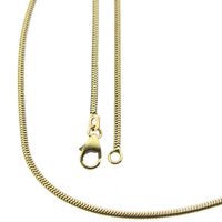 8-karat snake link chain | 50 cm