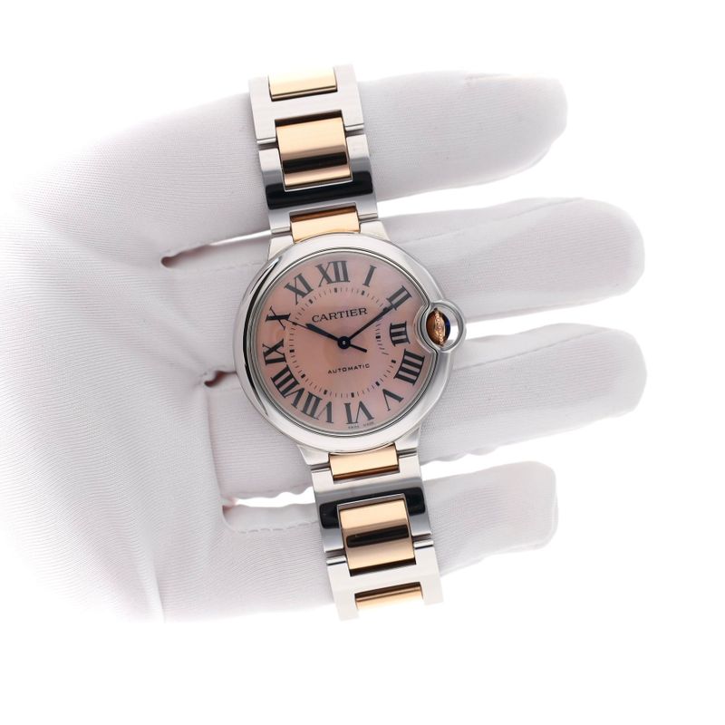 Image 5 of Cartier Ballon Bleu 36mm 'Mother of Pearl' W6920047; Automatic Watch