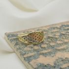 Image 2 of Tricolor gold woven ring