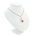 Image 4 of Two-tone gold pendant | Floral design