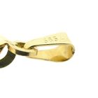 Image 4 of Bicolor Gold Pendant with Synthetic Purple Gemstone