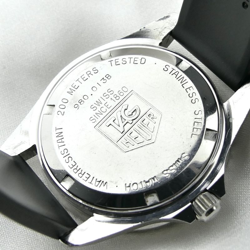 Image 10 of TAG Heuer Professional 1000 Quartz 980.013B; Vintage men's watch