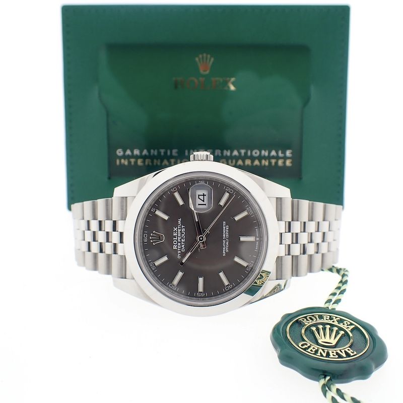 Image 5 of Rolex Datejust 126300; Men's watch with rhodium dial