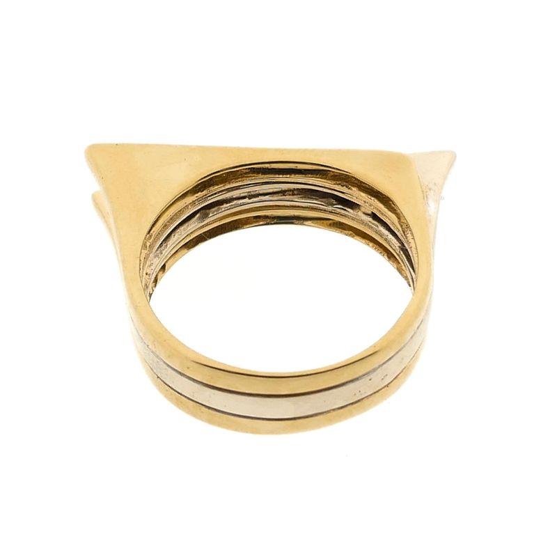 Image 5 of Two-tone gold ring