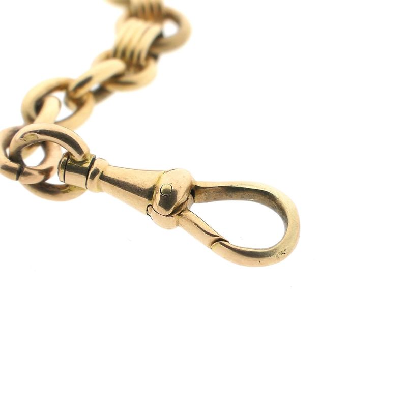 Image 8 of Golden (pocket watch) chain; Chatelaine (for a pocket watch)