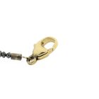 Image 5 of Black diamond bead necklace with gold clasp