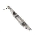 Image 2 of Silver charm; Canoe
