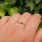 Image 4 of Gold ring with diamond 0.03 ct.