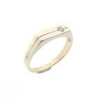 Image 6 of Two-tone ring with diamond | 0.025 ct