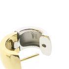 Image 7 of Quinn bicolor gold hoop earrings; Ø 14.0 mm