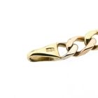 Afbeelding 7 van Tricolor gouden gourmetschakel ketting