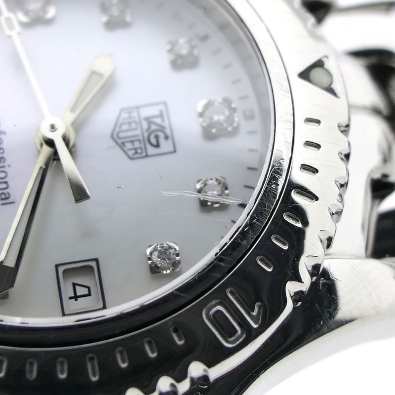Image 12 of TAG Heuer Link 'Mother of Pearl'; Women's watch with diamonds