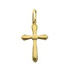 Image 1 of Gold pendant of a cross