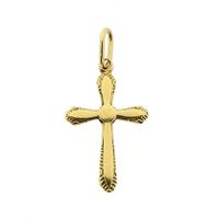 Gold pendant of a cross
