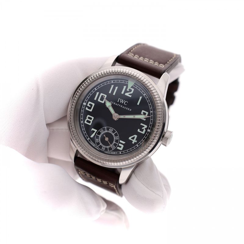 Afbeelding 5 van IWC Vintage Collection 'Pilot's Watch 1936' IW325401; Heren Horloge