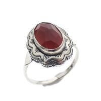 Silver ring with carnelian | Antique